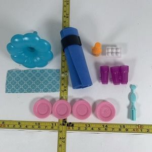 Barbie RV Snap On Kitchen Accessories Lot Replacement 10 Plus Pool Splash Yoga